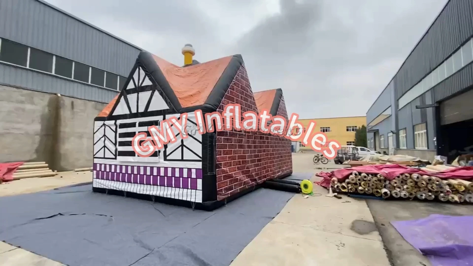 Location de tentes gonflables pour bars et pubs irlandais en plein air, structures gonflables GMY 1