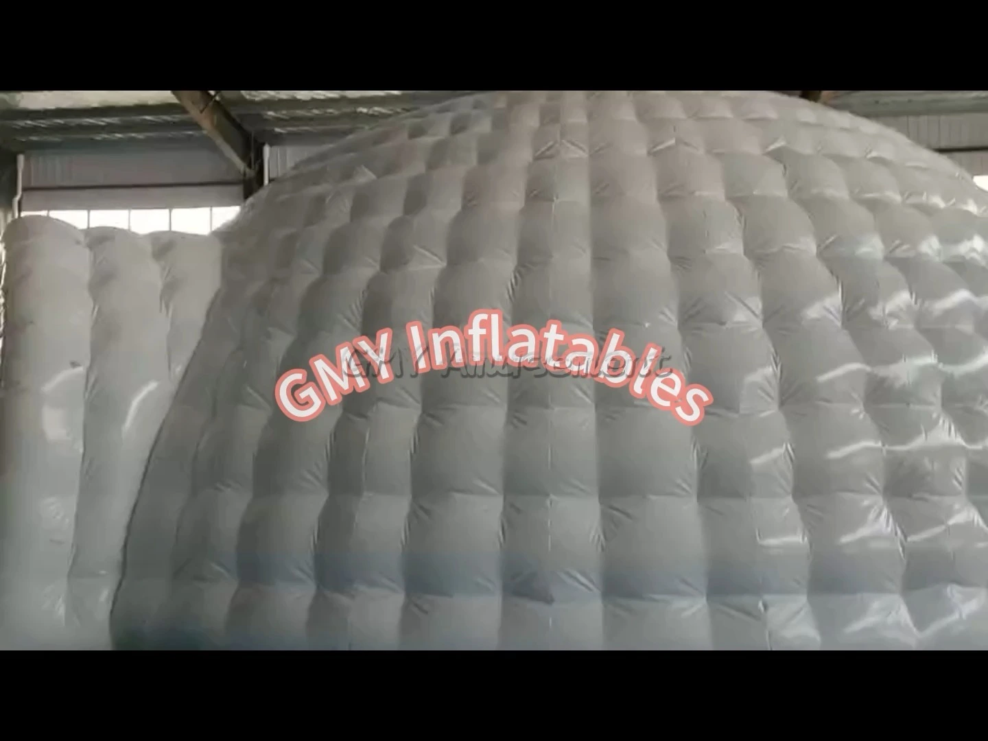 Tente dôme gonflable en PVC blanc pour l&39;hiver, tente igloo gonflable GMY 1