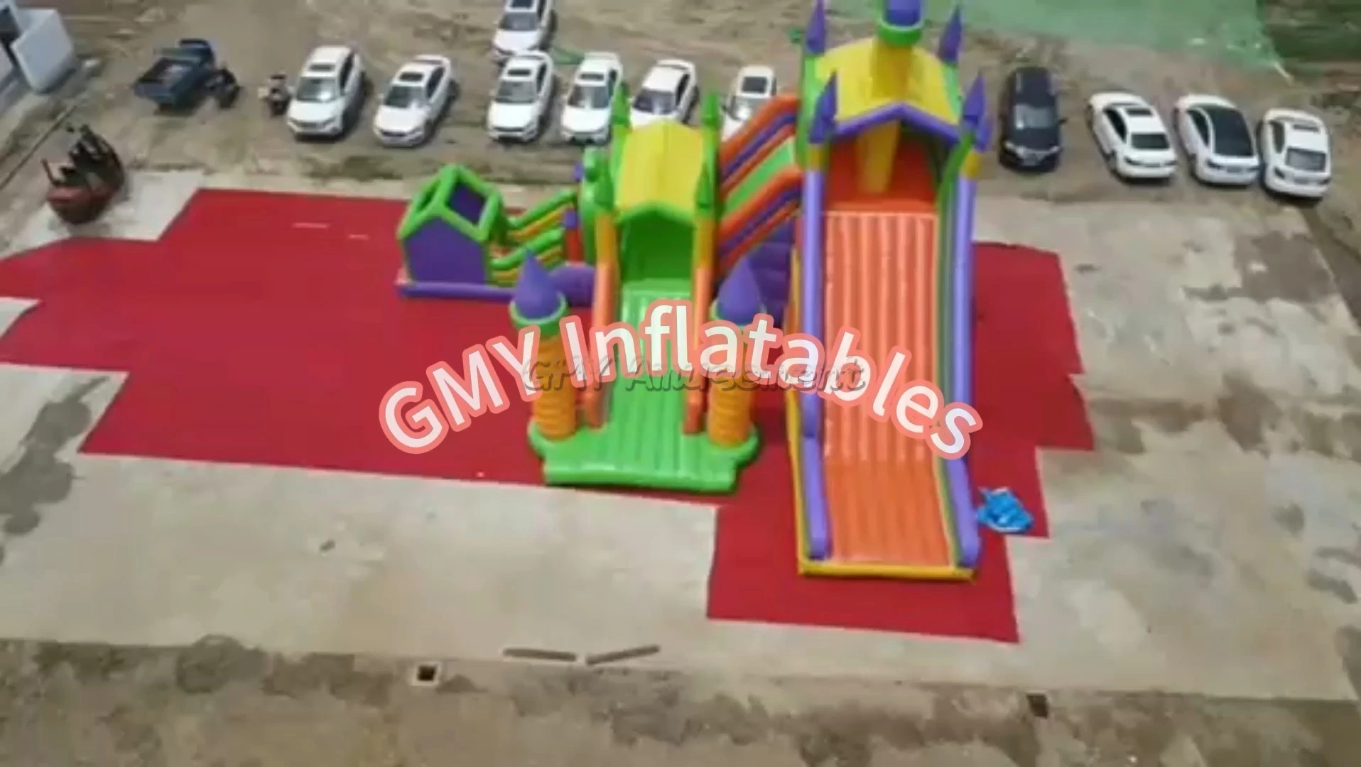 Aire de jeux gonflable à thème Fun Play 15 x 10 m à vendre GMY Inflatables 1