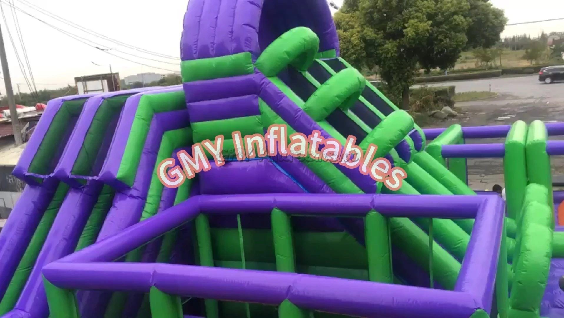 Giant Playground Commercial Pvc Inflatable Theme Park For Sale GMY Inflatables 1