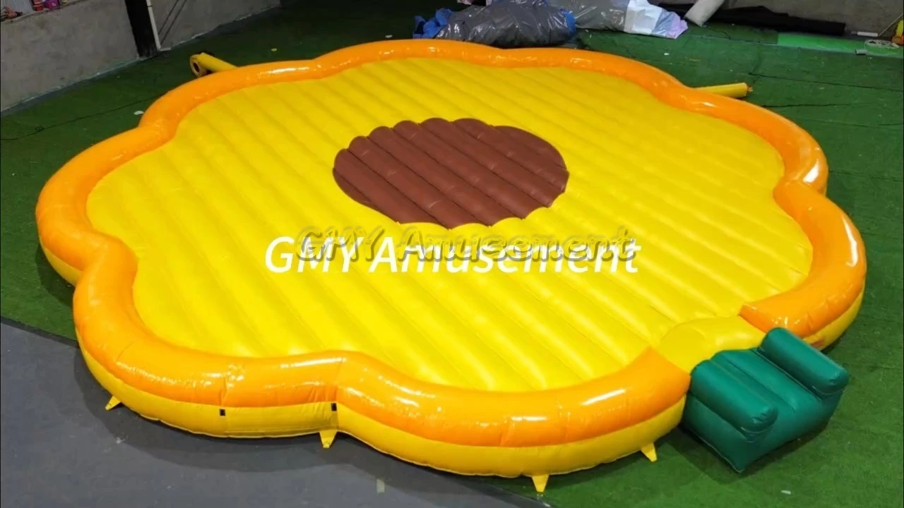 Sunflower Outdoor Inflatable Jumping Inflatable Bounce Pad For Kids GMY Inflatables 1