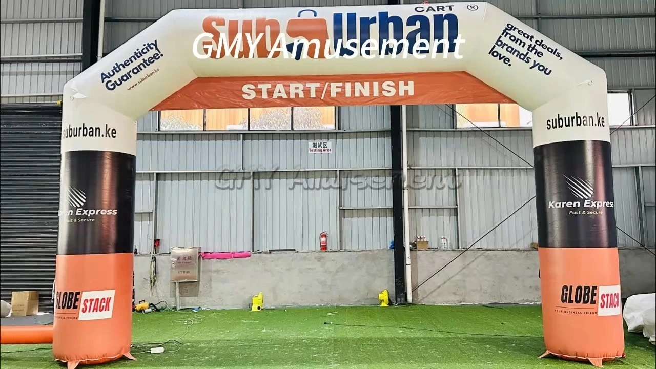 Custom Advertising Finish Line Archwary Inflatable Arch For Events GMY Inflatables 1