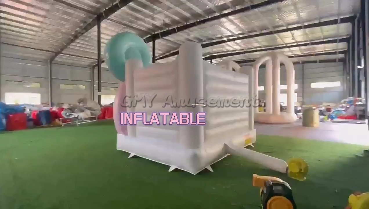 Mickey Mouse White Bouncy Castle Commercial Bounce gonflable House GMY GMY Plaflatables 1