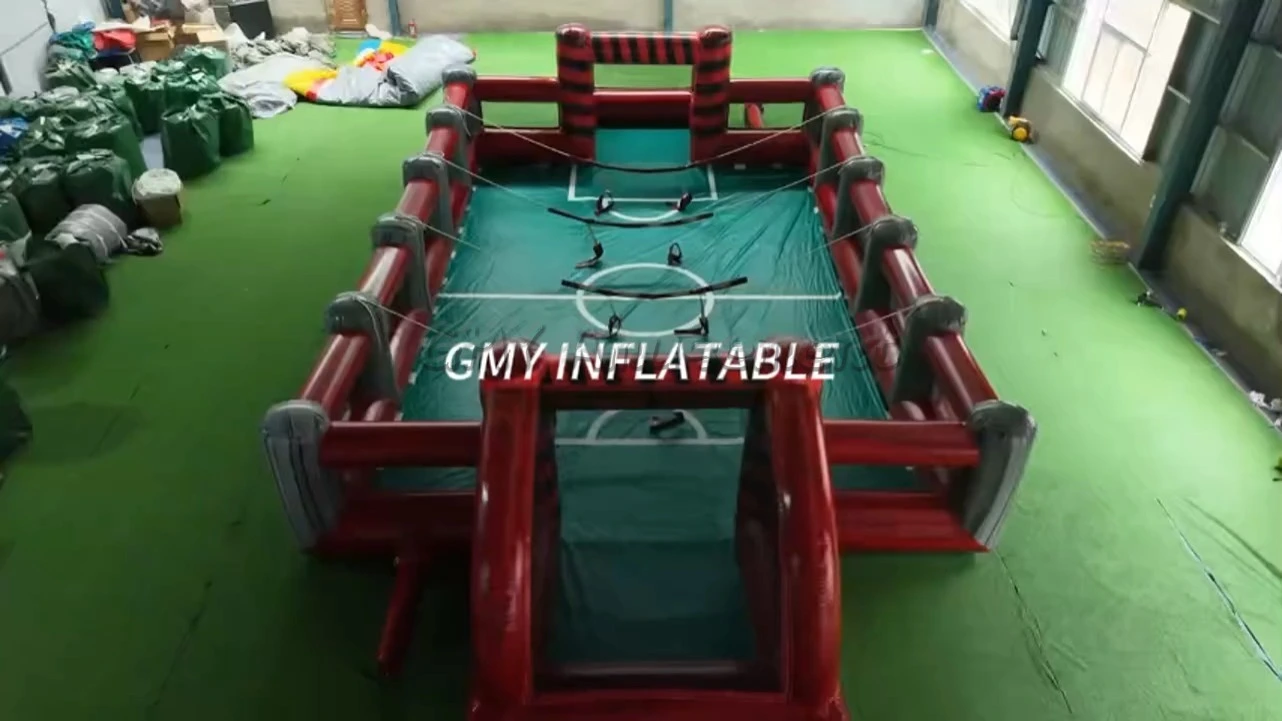 Giant Human Foosball Outdoor Sports Game Commercial Grade Inflatable Human Football Court GMY Inflatables 1
