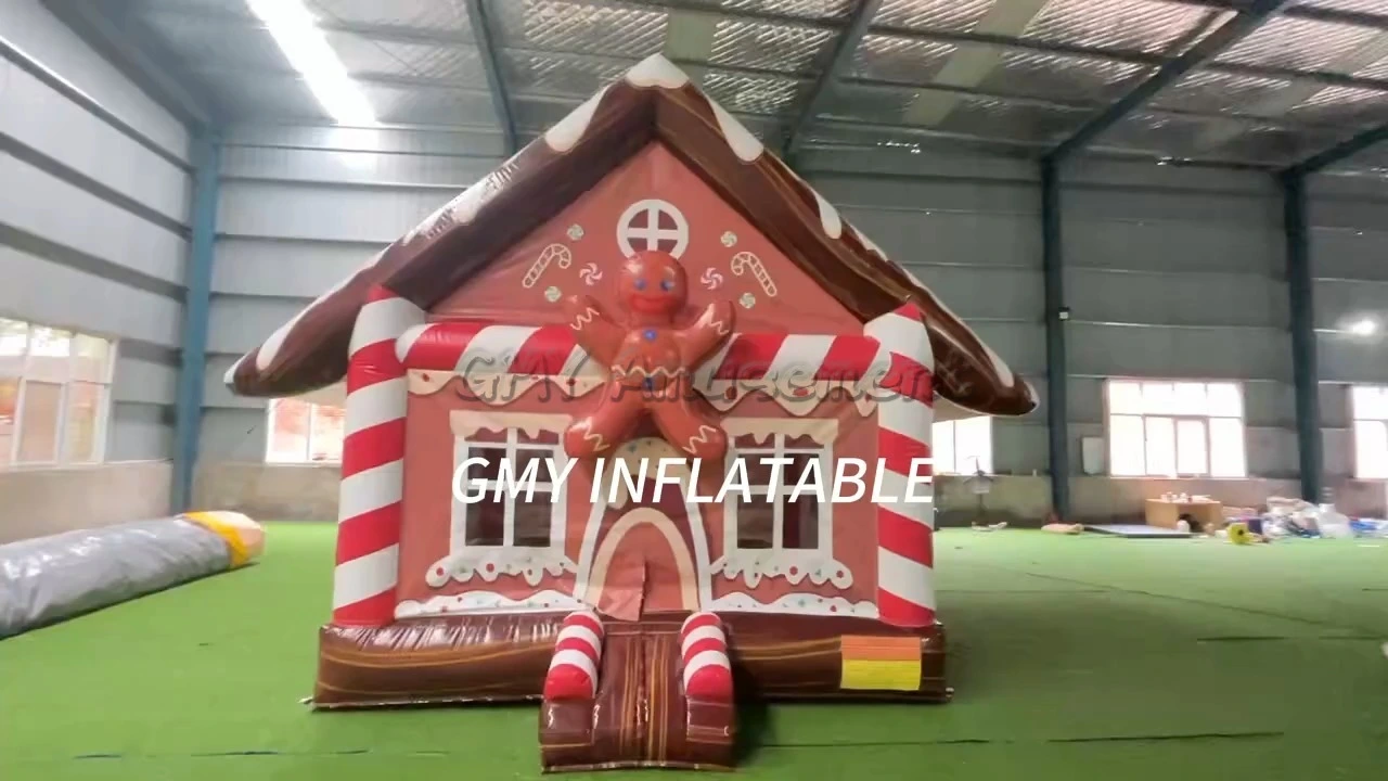 Commercial Inflatable Christmas Bouncer Bounce House Jumping Castle for Party GMY Inflatables 1