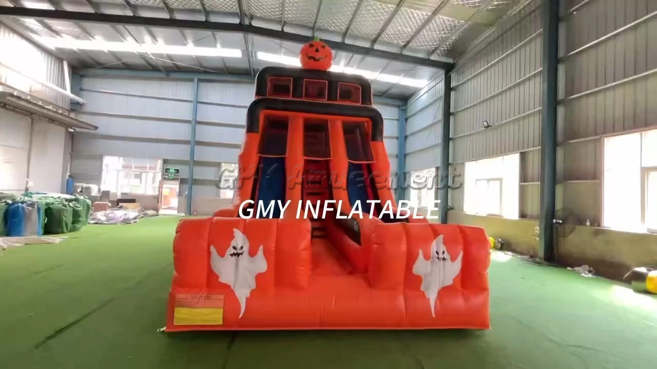 Commercial Inflatable Castle Dry Slide Halloween Inflatable Slide for Sale GMY Inflatables 1