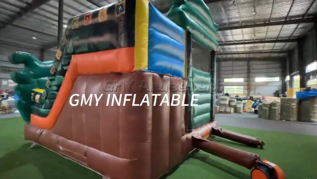 Factory Price Bounce House Chateau Gonflable Inflatable Bouncy Castle with Slide GMY Inflatables 1