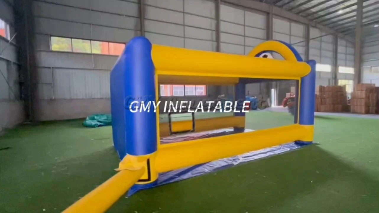 Inflatable Football Shooting Trainer Game Inflatable Football Trainer Cage GMY Inflatables 1