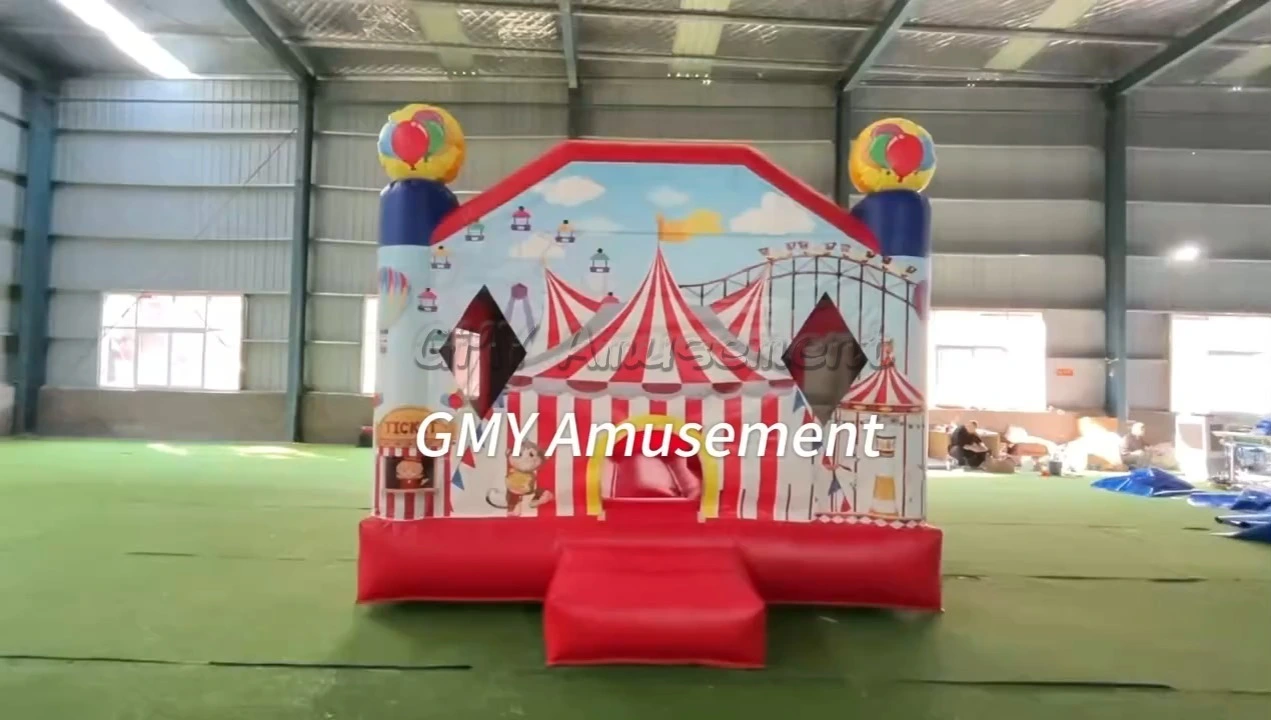 Inflatable Carnival Circus Clown Theme Carnival Bounce House Jumping Bouncy Castle GMY Inflatables 1