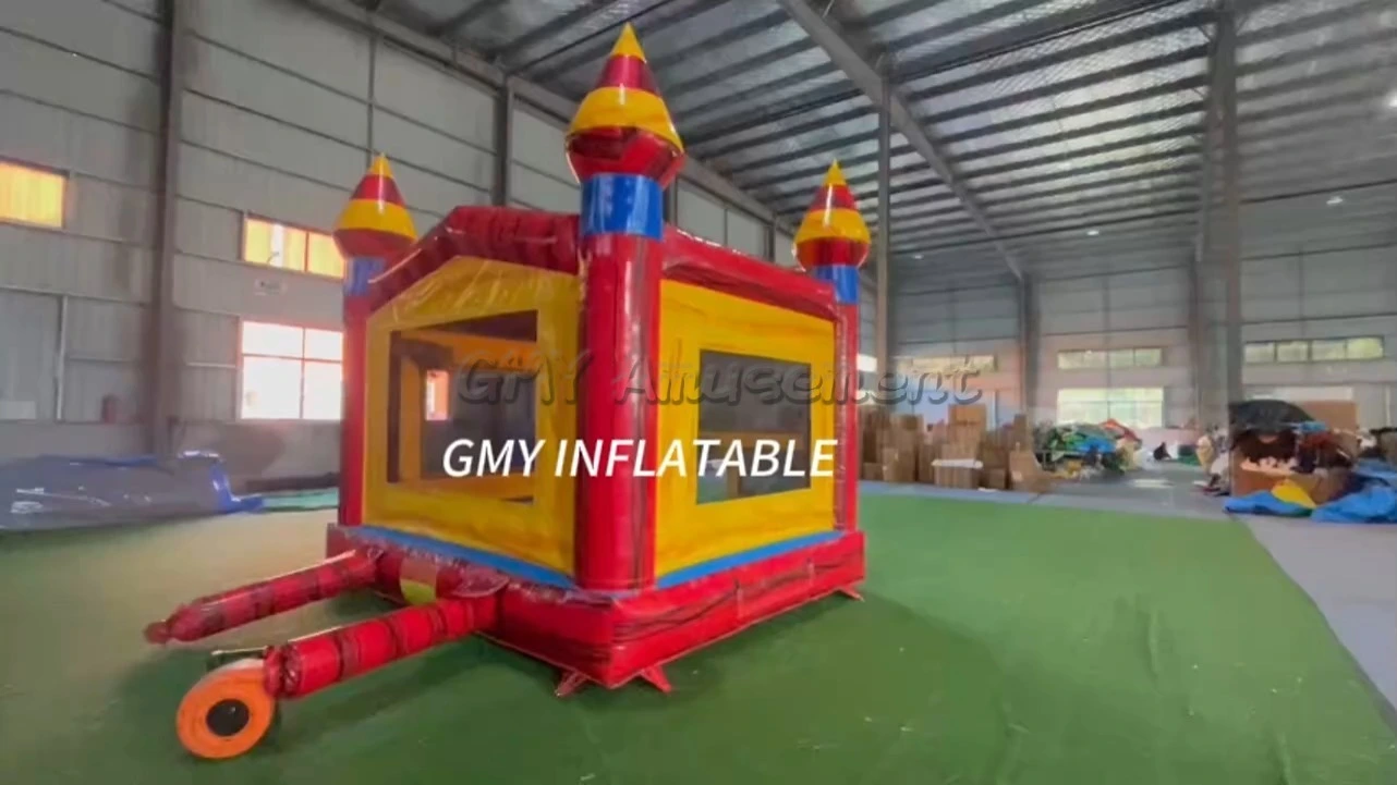 12x12ft Inflatables Marble Color Bouncy Castle Commercial Jumping Bounce House GMY Inflatables 1