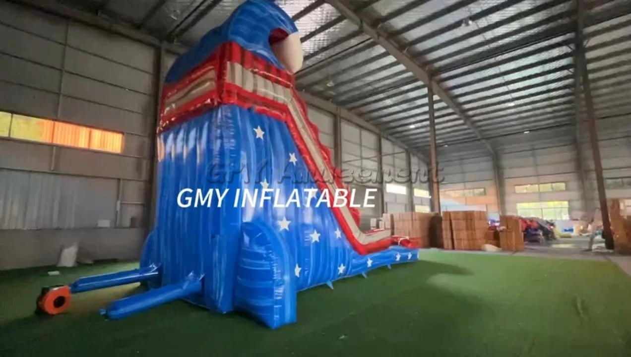 20 Fuß lange aufblasbare US-Flagge aus PVC für Partys – GMY Inflatables 1