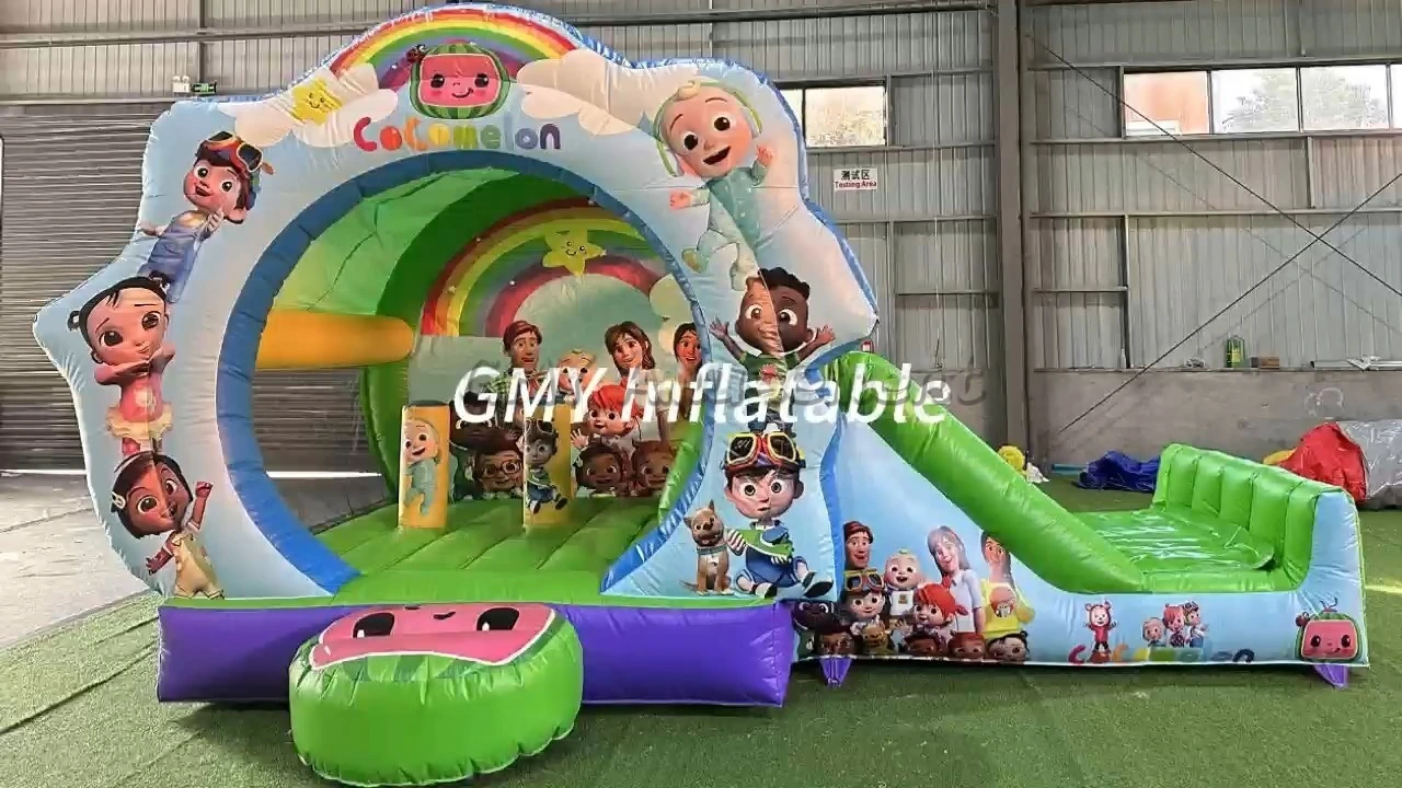 New Design Inflatable Bounce House with Slide Bouncy Jumping Castle Combo GMY Inflatables 1