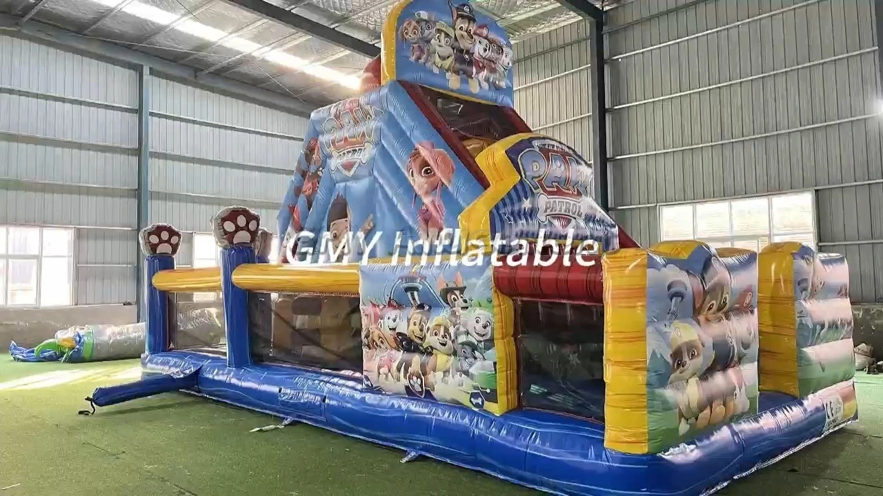 Aufblasbare Patrouille, Trockenrutsche, aufblasbarer Spielplatz für Kinder, Hüpfburg für Hunde, GMY Inflatables 1