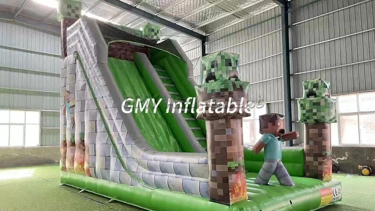 Aufblasbare Park-Hüpfburg mit Rutschen für Kinder von GMY Inflatables 1