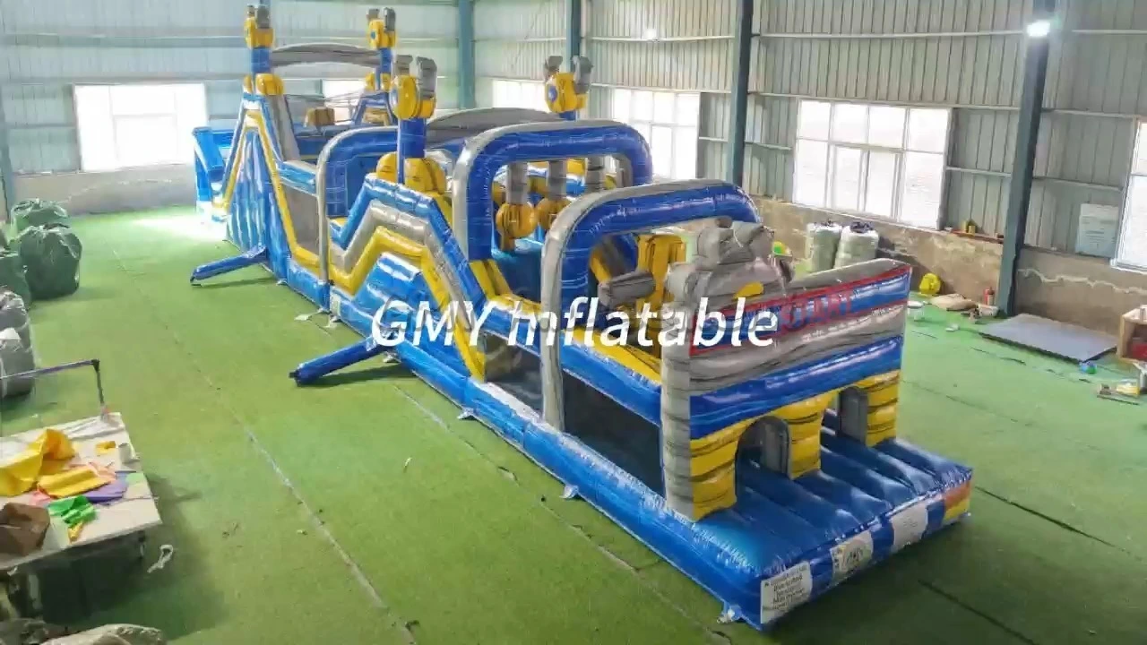Riesiger aufblasbarer Hindernisparcours, kommerzielle Qualität, Fabrikpreis, aufblasbare Spiele, GMY Inflatables 1