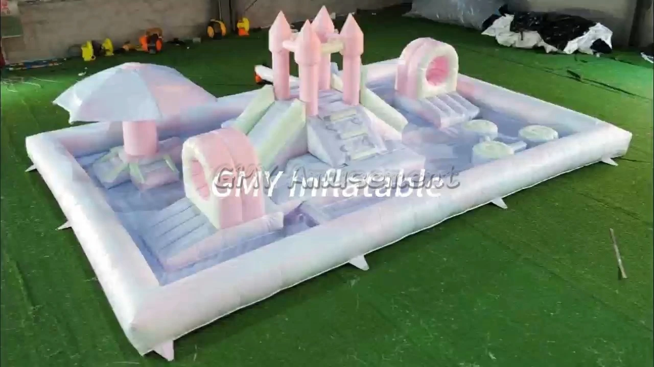 Aire de jeux d'eau gonflable en promotion pour les fêtes d'enfants - GMY Inflatables 1