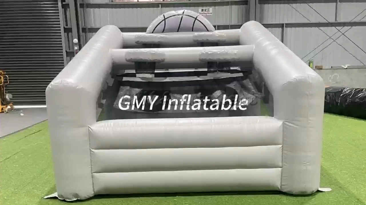 Individuell anpassbarer aufblasbarer Basketballkorb, Aktivitätsstand-Spiel für drinnen und draußen, GMY Inflatables 1
