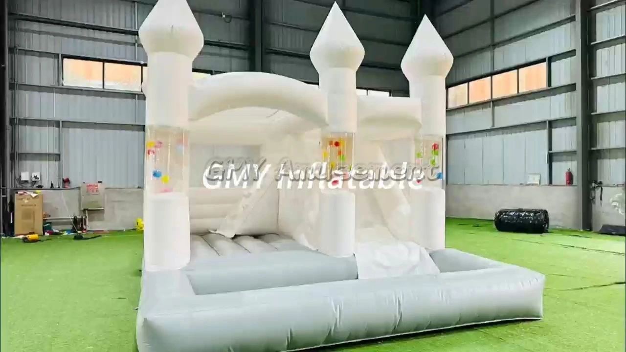 Robuste Hüpfburg mit Luftballons, aufblasbares Hüpfhaus mit Rutsche, GMY Inflatables 1