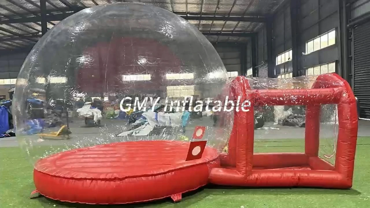 Maßgefertigtes aufblasbares Zelt aus Planenkuppel für Werbespiele von GMY Inflatables 1