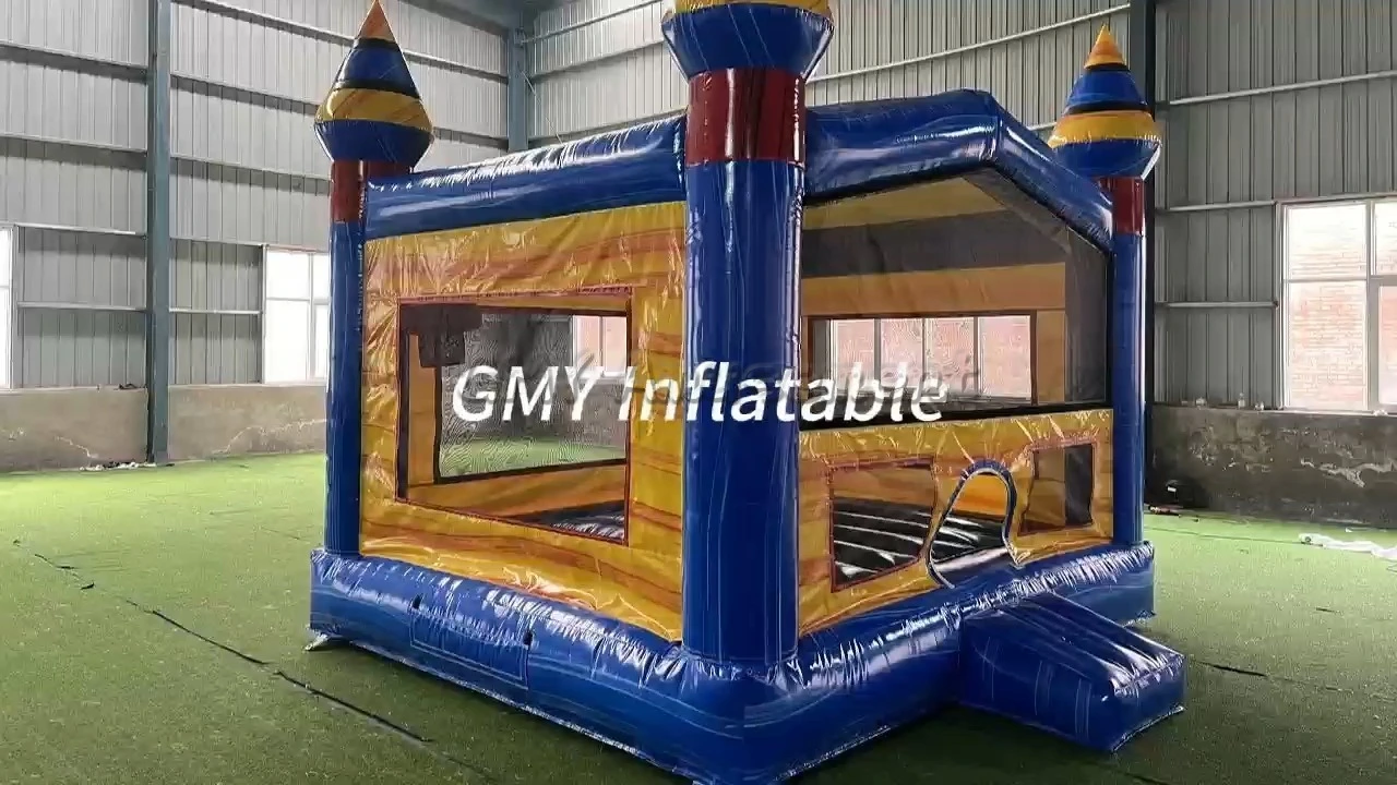 Commercial Pvc Marble Color Bounce House Inflatable Commercial Bouncy Castle GMY Inflatables 1