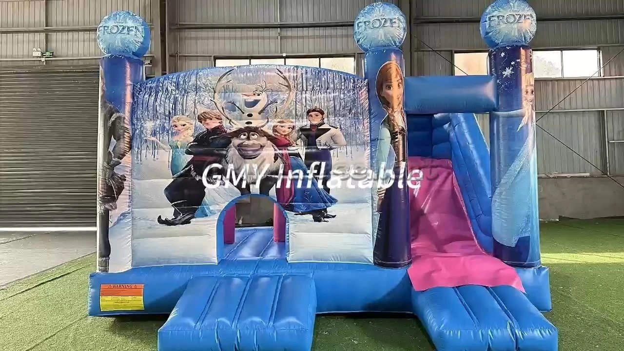 Aufblasbare Hüpfburg mit Rutsche, gewerbliche Nutzung, Spielplatzgeräte für den Außenbereich, GMY Inflatables 1