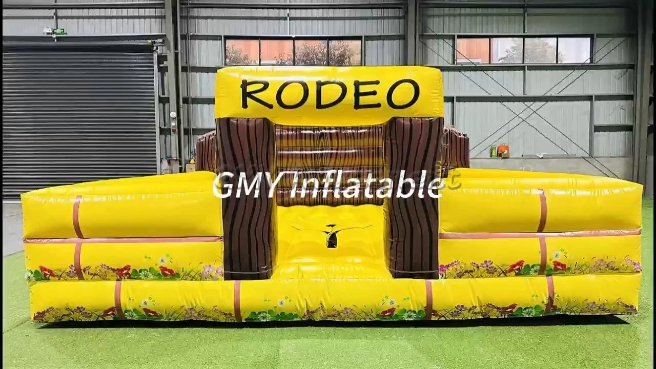 Aufblasbarer mechanischer Bulle für Kinder und Erwachsene, aufblasbare mechanische Spiele, Rodeo-Spiele, GMY Inflatables 1