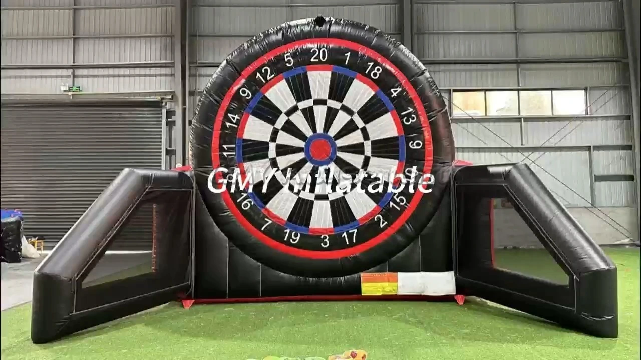 Beliebte aufblasbare Sportspiele: Aufblasbarer Fußball, Dartscheibe, Schießspiel, Outdoor-Spiel, GMY Inflatables 1