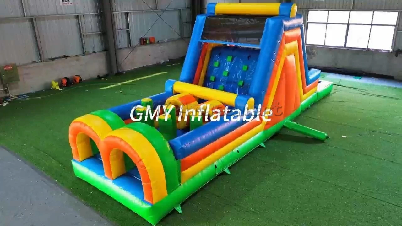 Gewerbliche Hüpfburg, Kinder-Hüpfburg-Hindernisparcours mit Rutsche und Pool von GMY Inflatables 1