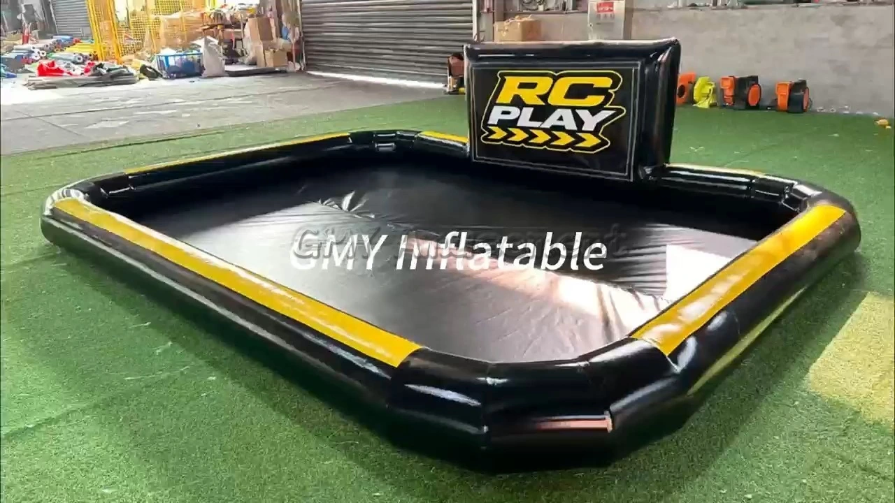 Rennspiele, Autoscooterbahn, aufblasbare Go-Kart-Bahn, GMY Inflatables 1