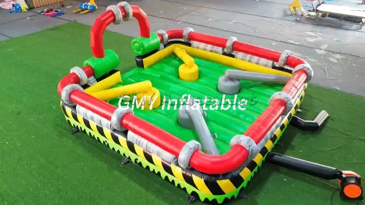 Aufblasbares interaktives Gladiatoren-Kampfspiel auf dem Jahrmarkt, aufblasbare Arena von GMY Inflatables 1