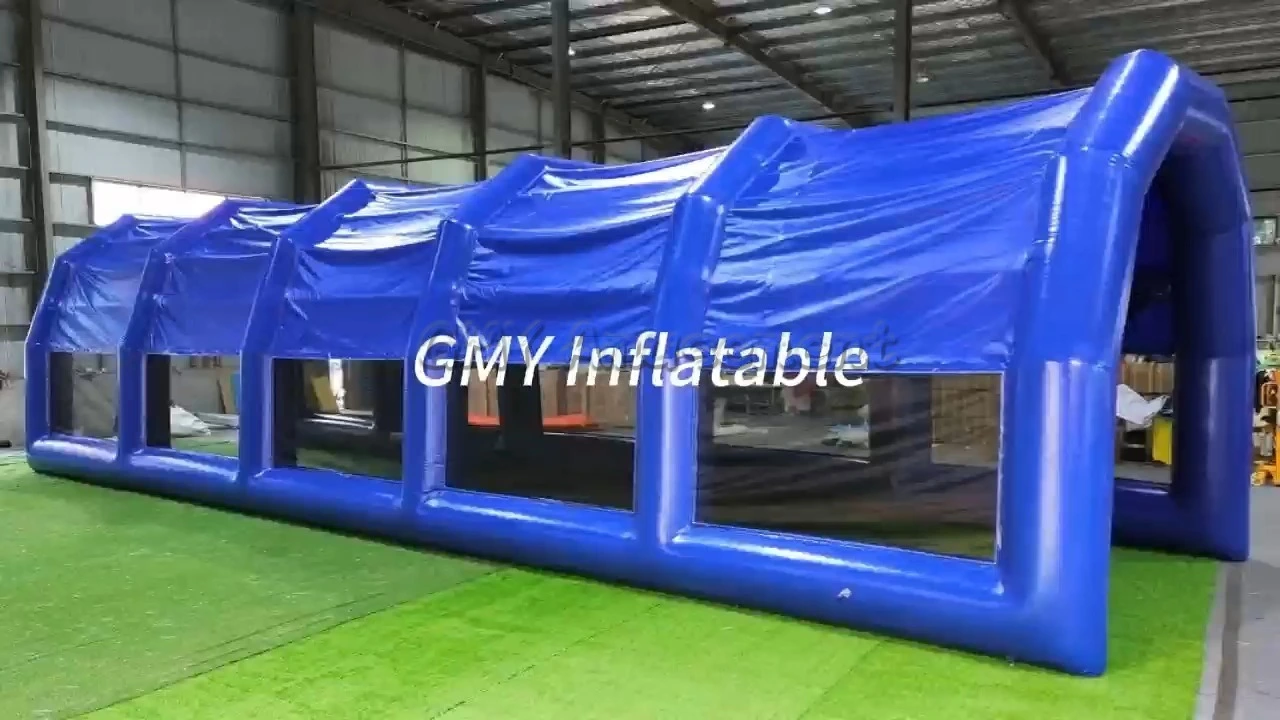 Tragbares Baseball-Sportplatz-Schlagkäfigzelt, aufblasbarer Basketball-Schlagkäfig, GMY Inflatables 1