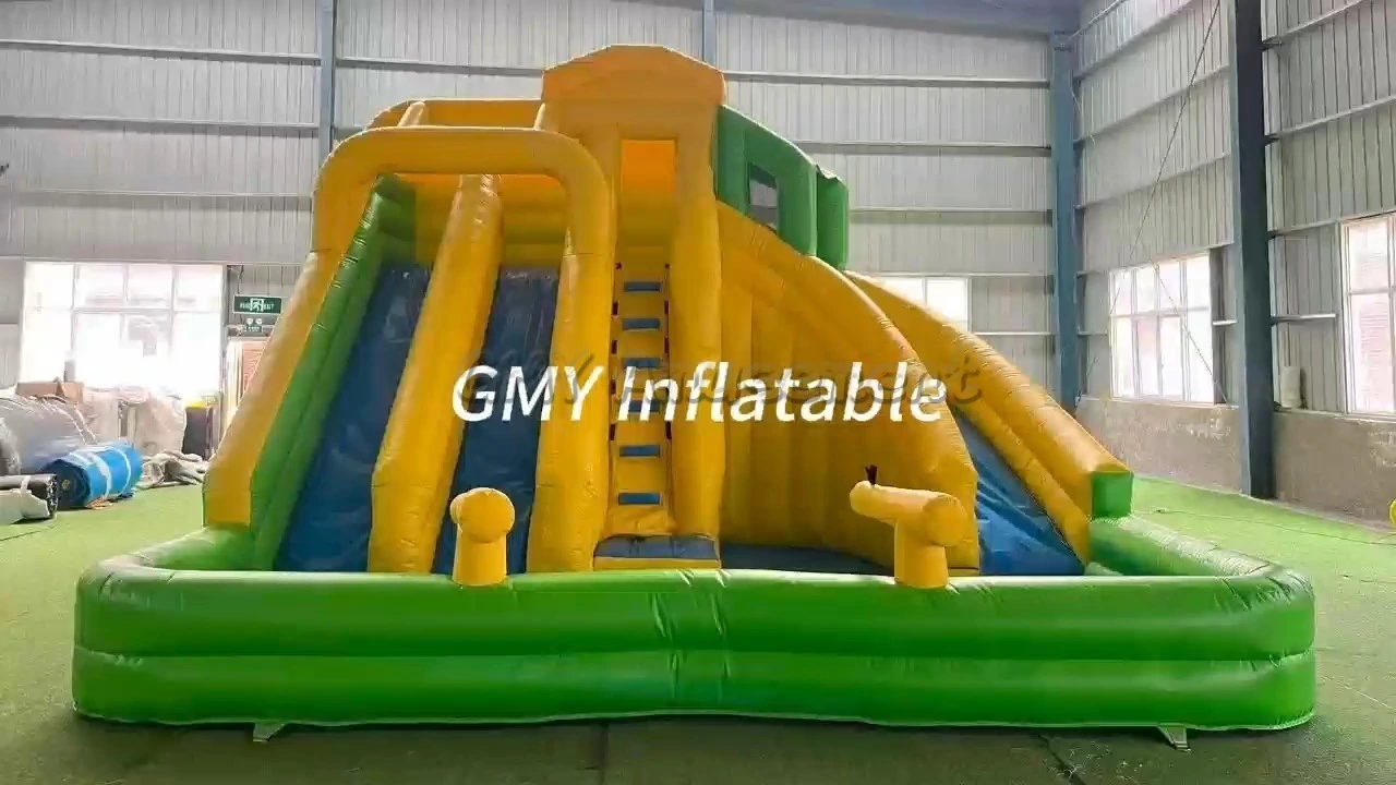 Juegos acuáticos móviles terrestres, parque acuático infantil, parque acuático inflable para niños GMY Inflatables 1