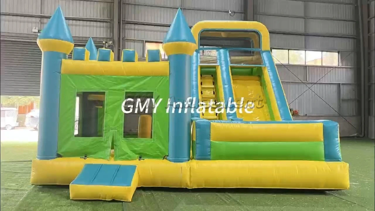 Castillo hinchable comercial para exteriores con tobogán, GMY Inflatables 1