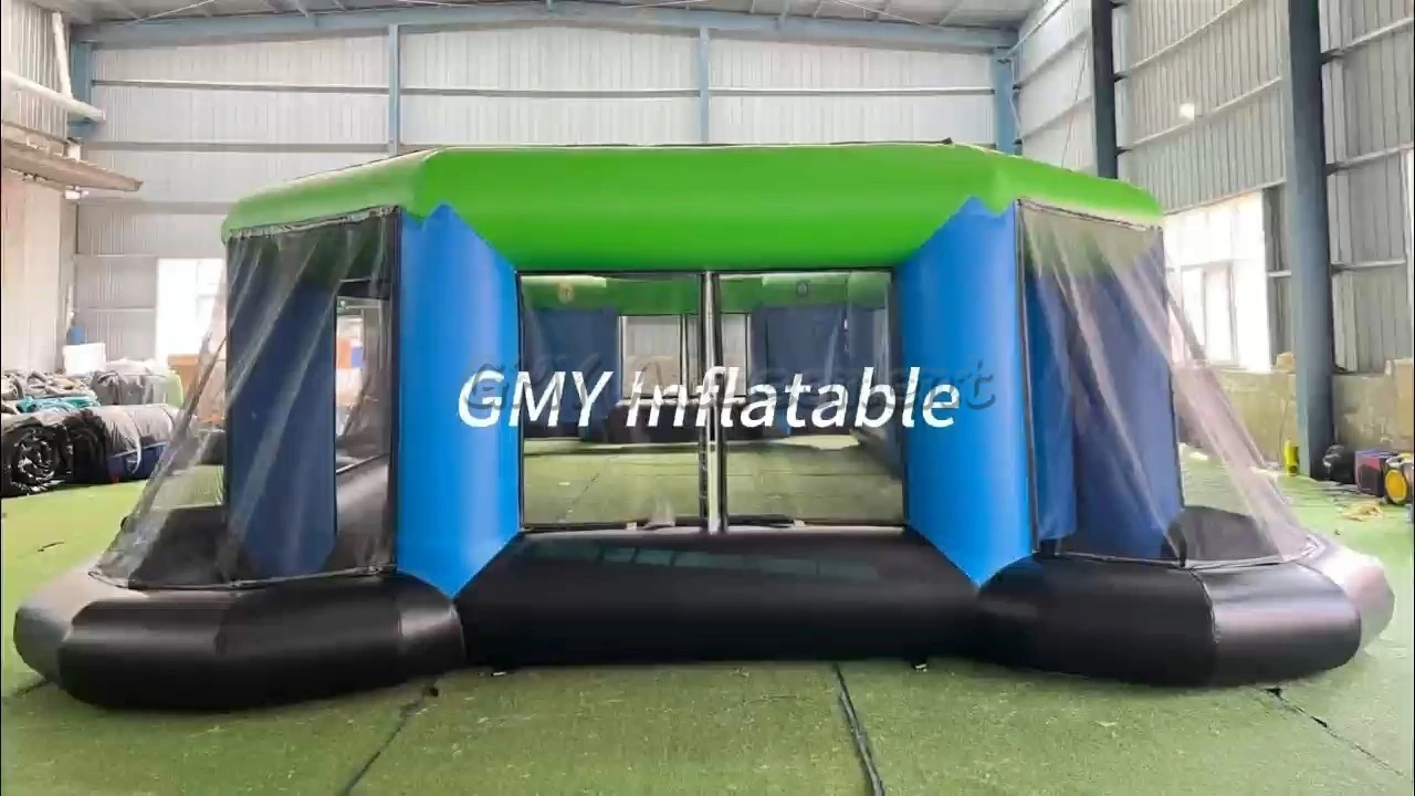 Cancha de fútbol inflable para juegos deportivos al aire libre con soplador GMY Inflatables 1