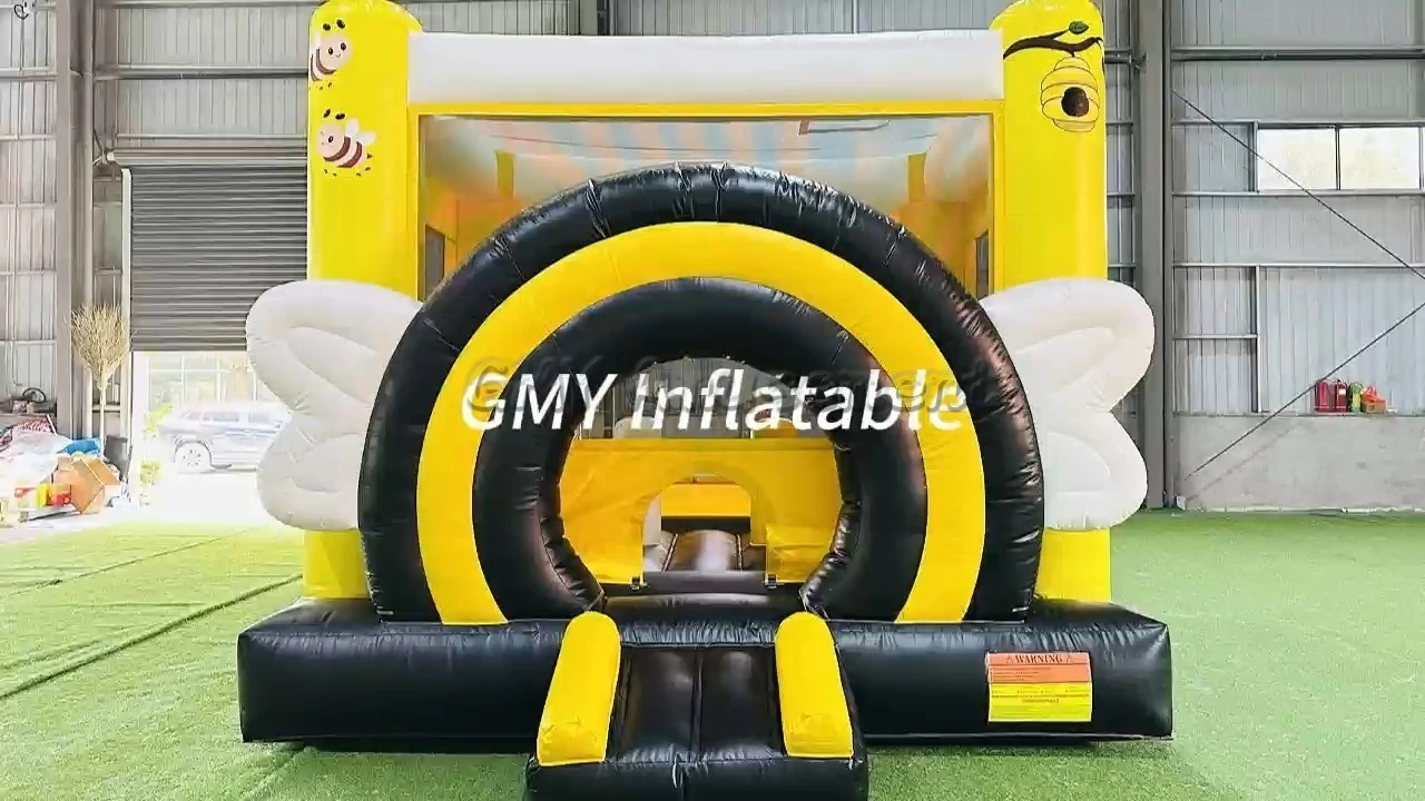 Nuevo castillo hinchable con certificación CE EN14960 Hpfburg Bee para niños, de GMY Inflatables. 1