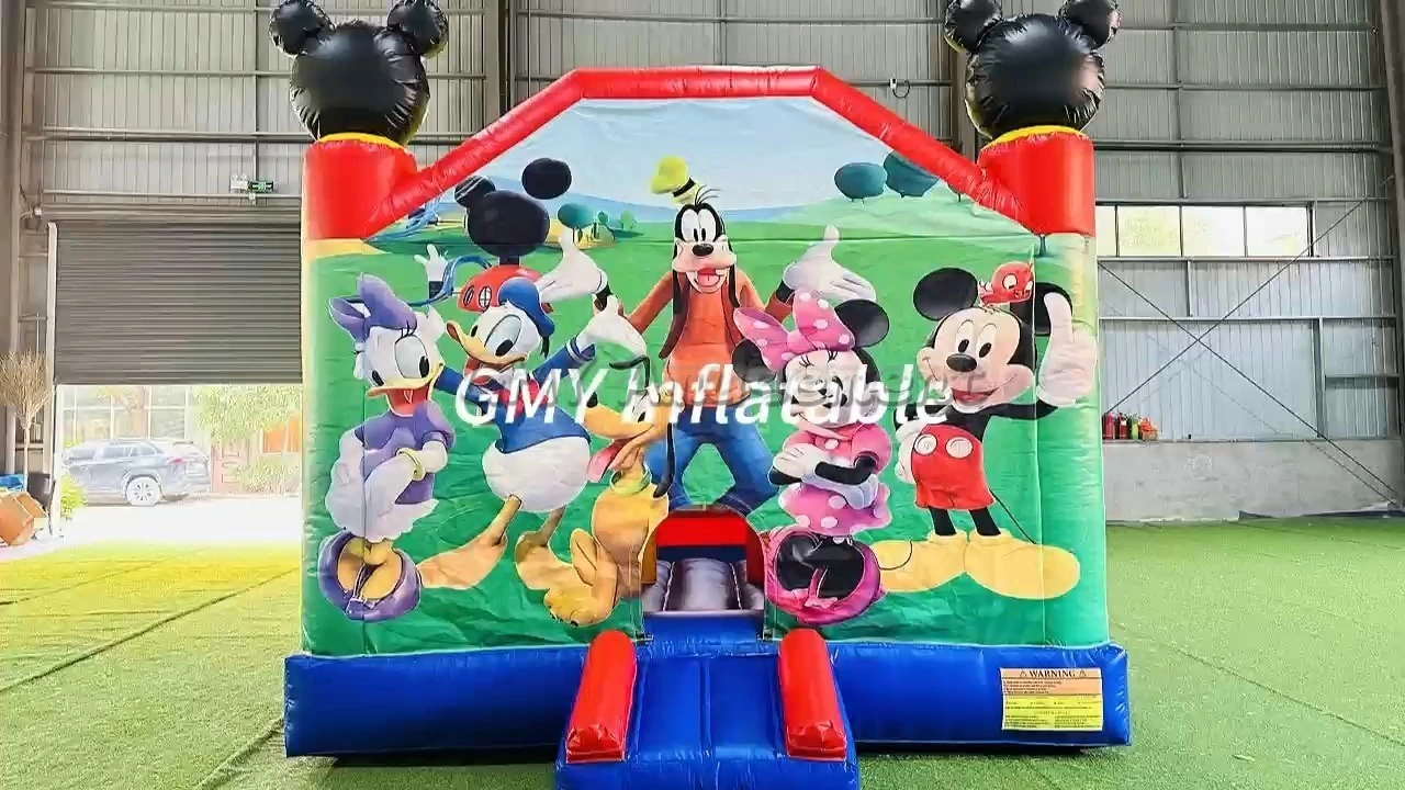 Aufblasbare Hüpfburg mit Cartoon-Motiv für den Innenbereich, Hüpfburg für Kinder, GMY Inflatables 1
