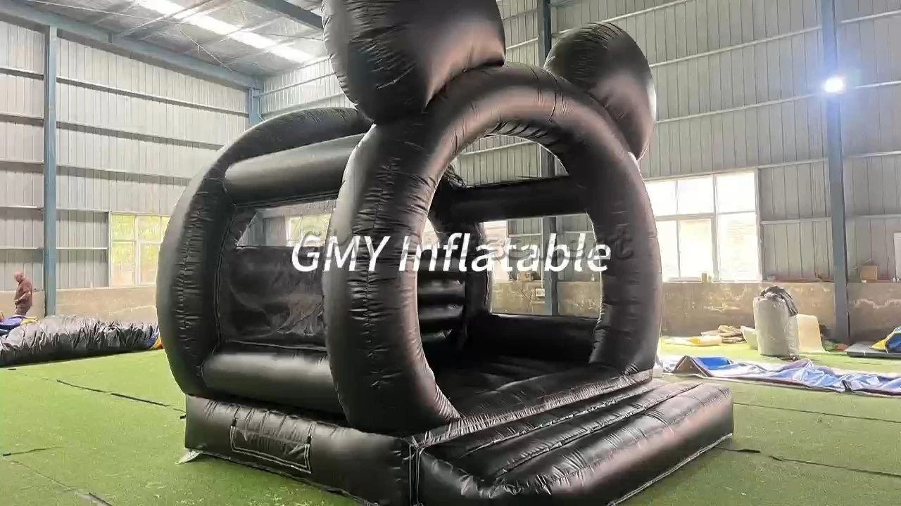 Wholesale Black Bounce House Inflatable for Sale GMY Inflatables 1