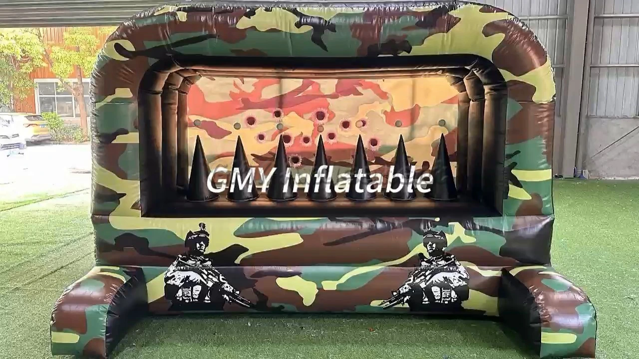 Outdoor Inflatable Interactive Game Inflatable Shooting Game for Kids GMY Inflatables 1