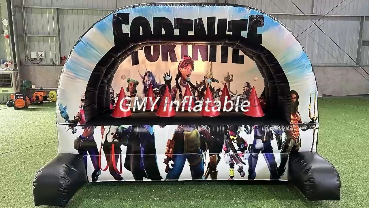 Commercial Inflatable Kids Shooting Game Bouncy House for Entertaining Carnival Game GMY Inflatables 1