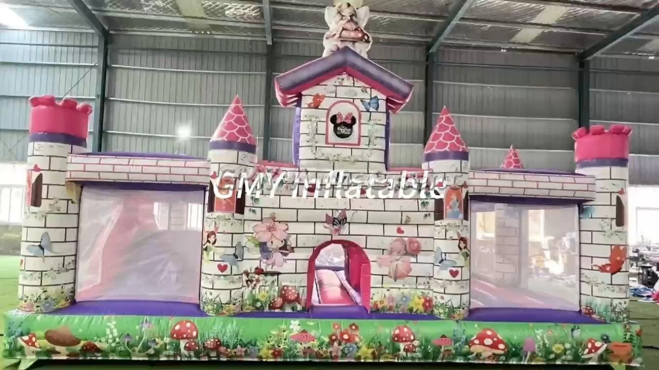 Princes Bounce House Inflatable Playground Outdoor Inflatable Castle for Kids GMY Inflatables 1