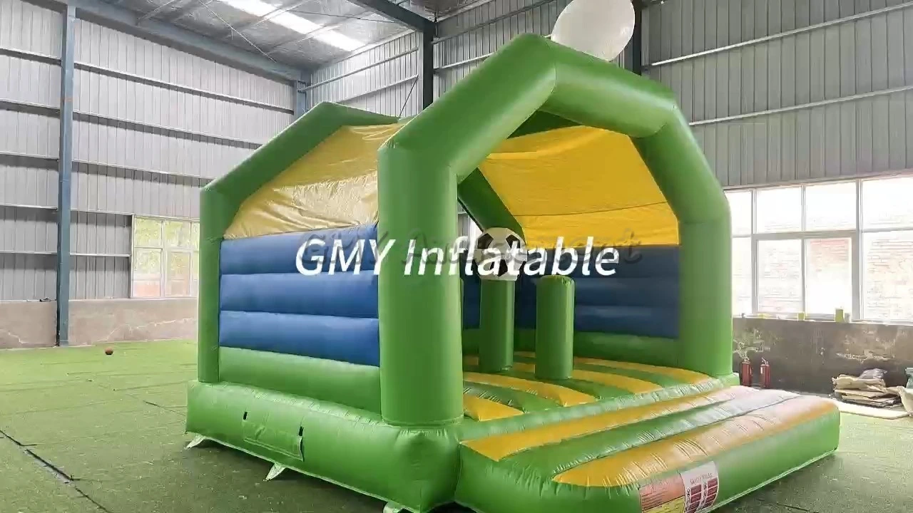 Yellow Green Inflatables Bounce House Inflatable Bouncy Castle for Kids GMY Inflatables 1