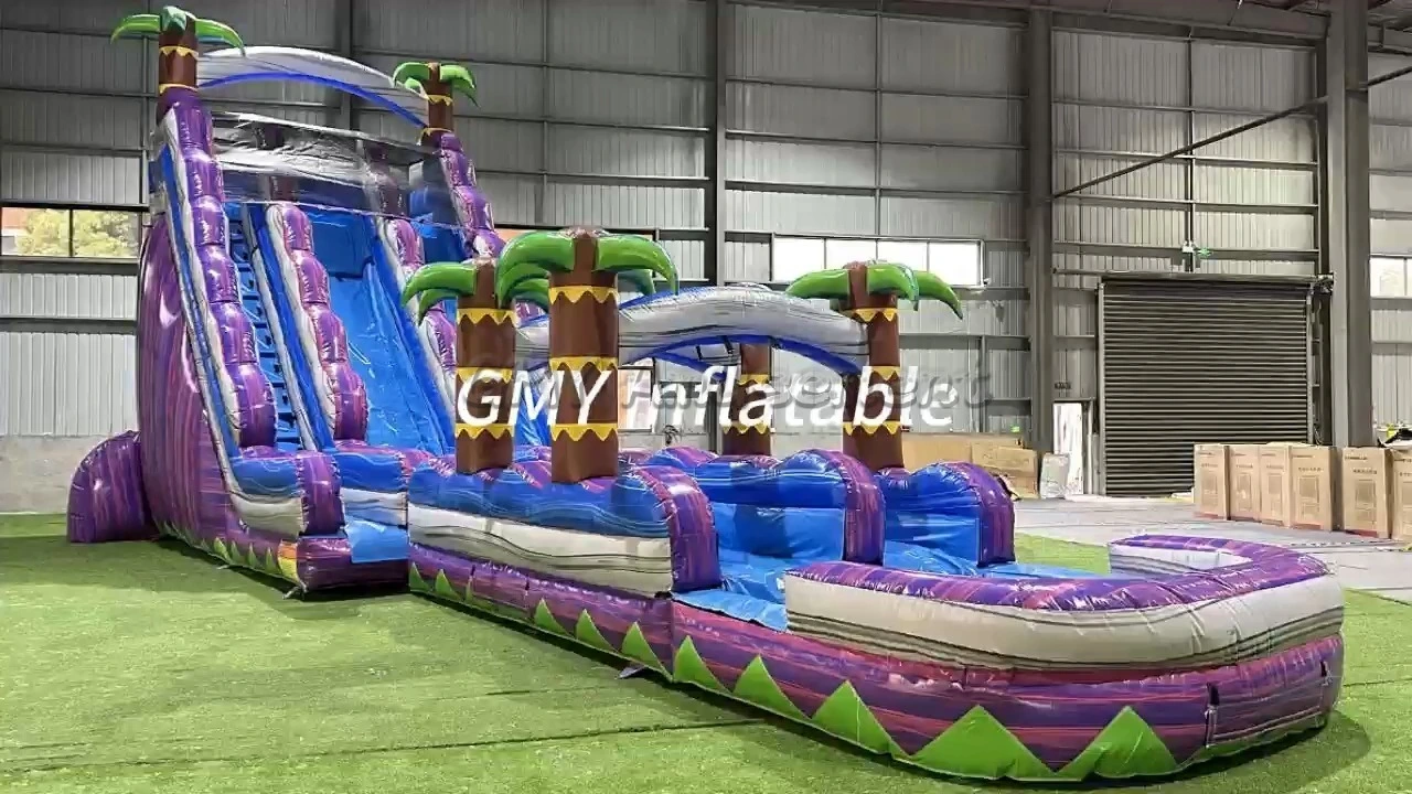 Commercial Inflatable Bounce House Slide Giant Inflatable Water Slide for Adult GMY Inflatables 1