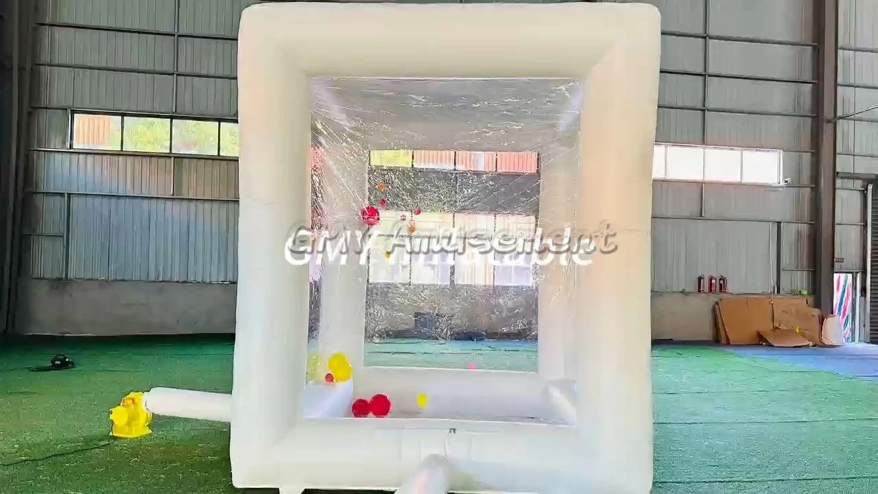 Carnival Balloon Inflatable Money Grabbing Machine Inflatable Cash Cube Bubble House GMY Inflatables 1