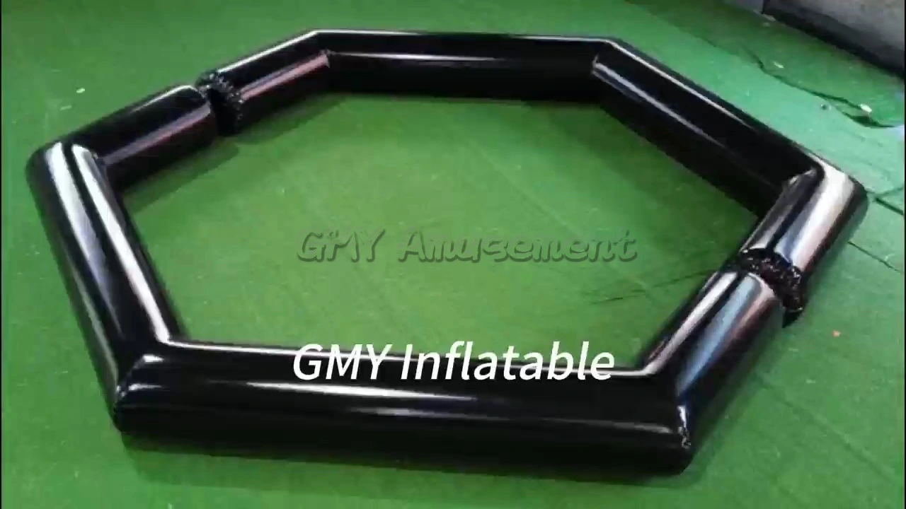 Outdoor Inflatable Gaga Ball Pit Black Inflatable Play Area for Children Sport GMY Inflatables 1