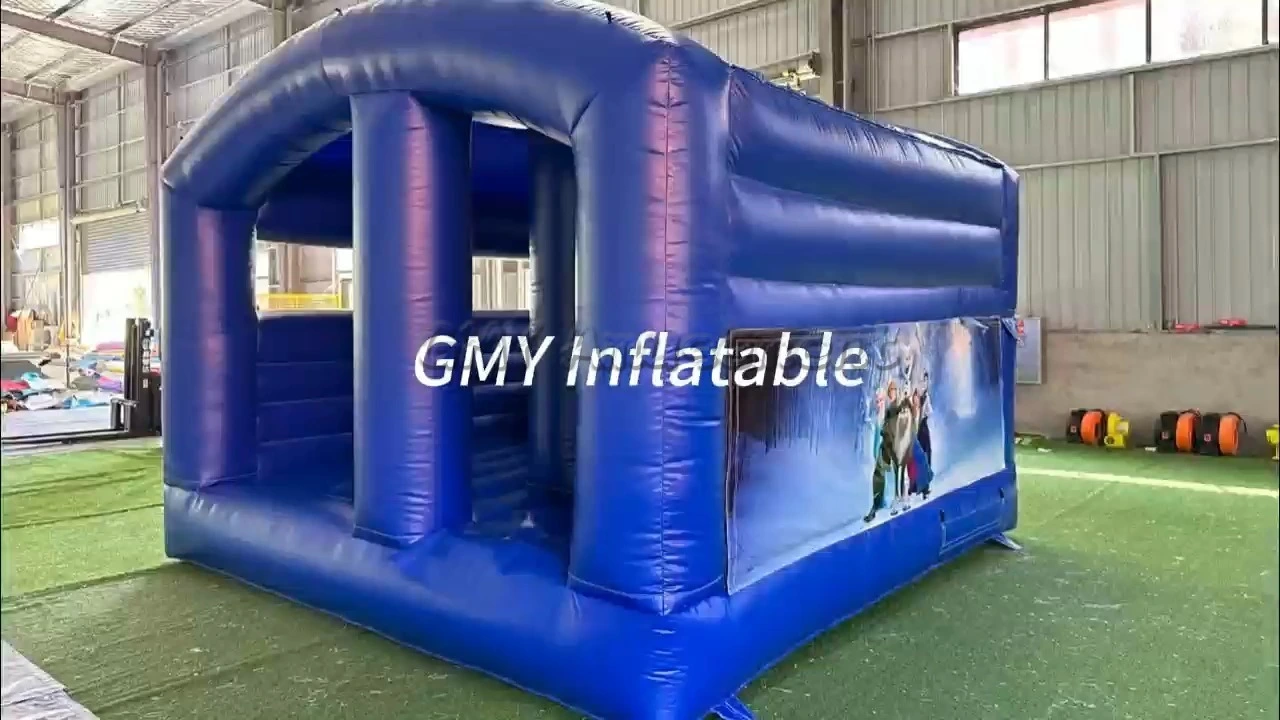 Niestandardowa trampolina dla dzieci, dmuchany domek do skakania, zjeżdżalnia, dmuchańce GMY 1