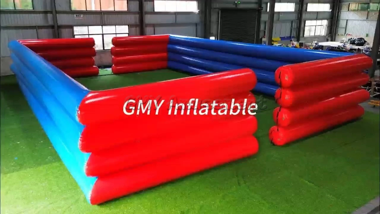 Customize Size Portable 3v3 Football Arena Inflatable Soccer Pitch Outdoor GMY Inflatables 1