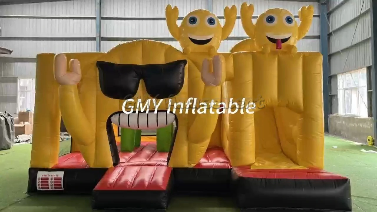 Party Rentals Monster Inflatable Castle Commercial Bouncy Castle with Slide GMY Inflatables 1
