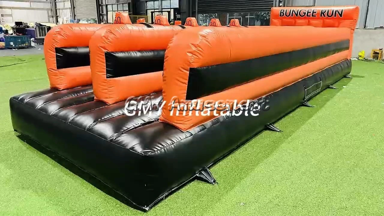 Przenośna nadmuchiwana gra wyścigowa na bungee, budowanie zespołu, nadmuchiwana gra wyścigowa na bungee, dmuchane GMY 1