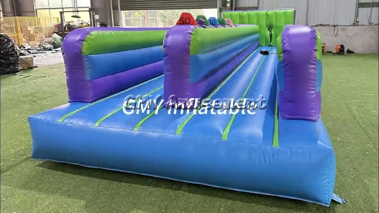 2-torowy nadmuchiwany tor bungee, wyścig konny, interaktywna gra sportowa, dmuchane zabawki GMY 1