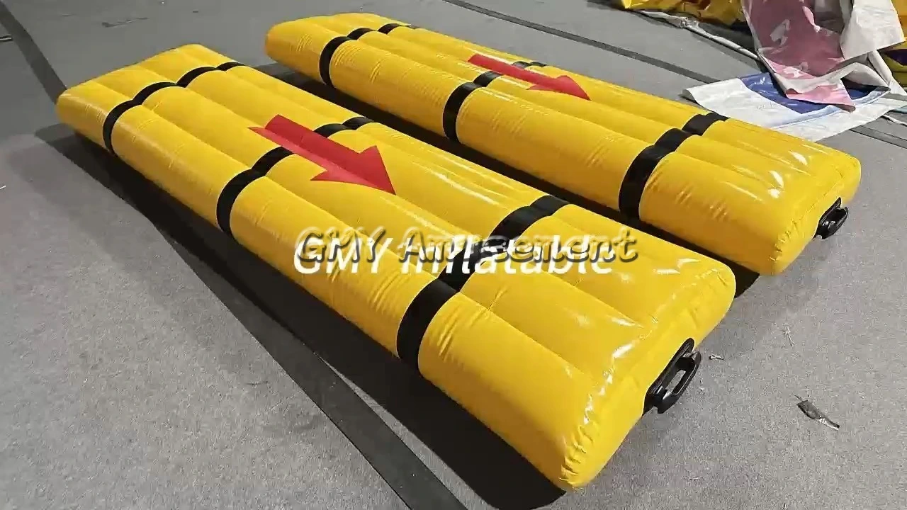 Niestandardowa nadmuchiwana tratwa wyścigowa z PVC, nadmuchiwana zabawka grupowa do sportu GMY Inflatables 1